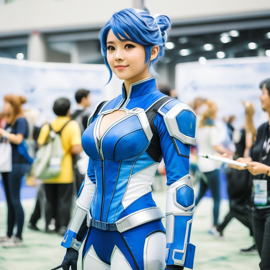 катастрофы с профессиональным макияжем и укладкой париков Cosplay